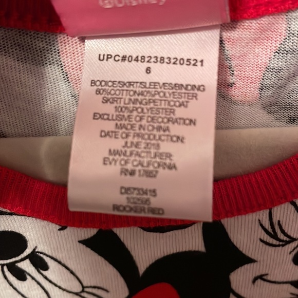 Minnie Mouse dress-girls size 6 - Picture 3 of 5